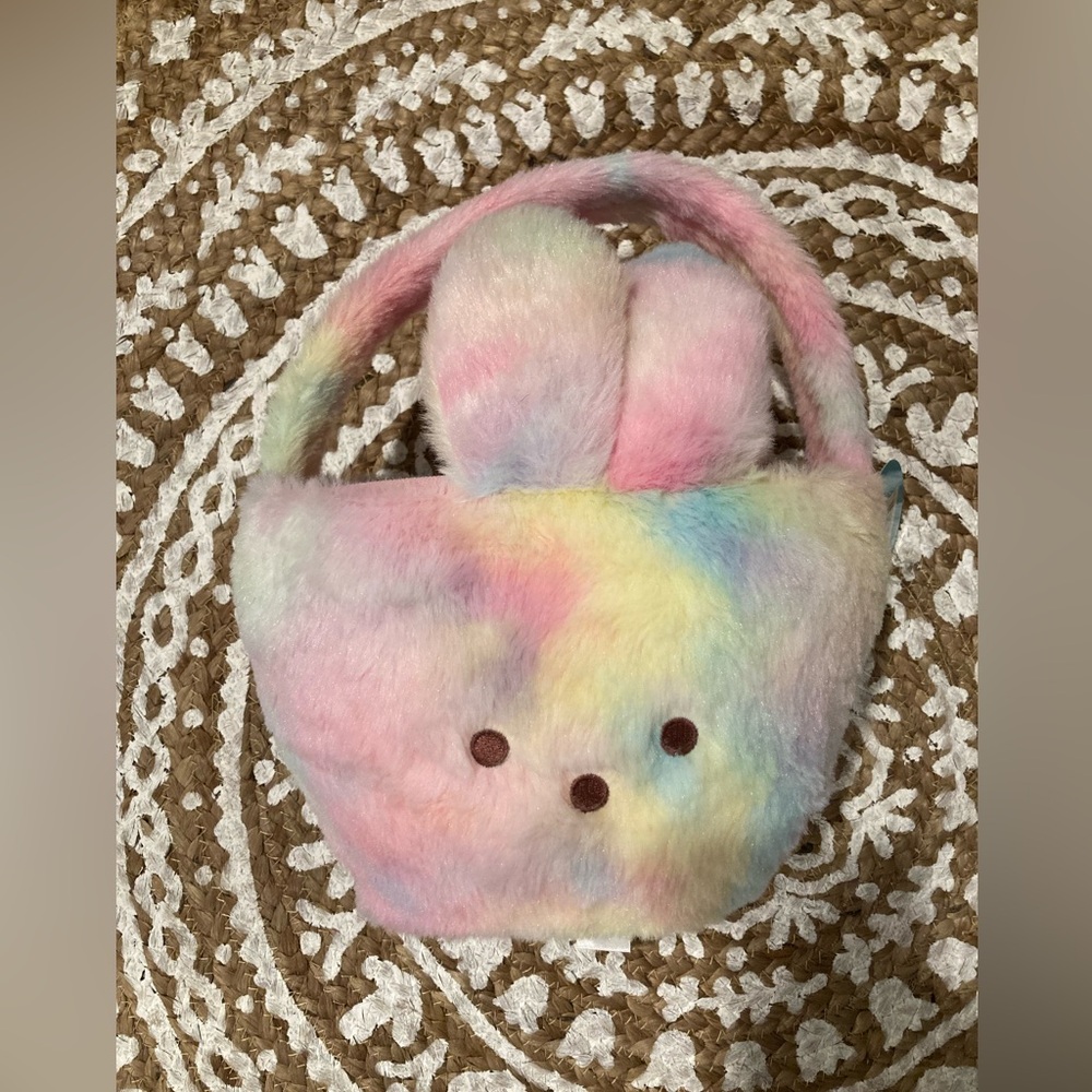 PEEPS Pink Tie Dye Treat Easter Basket New With Tag